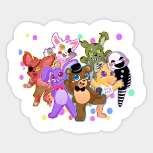 Five Night's at Freddy's Party Sticker